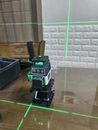 Laser krzyżowy obwodowy 360 zielona wiązka do 20m niwelator nie hilti