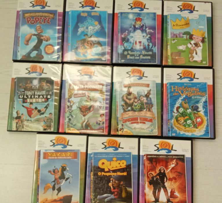 11 filmes infantis em DVD