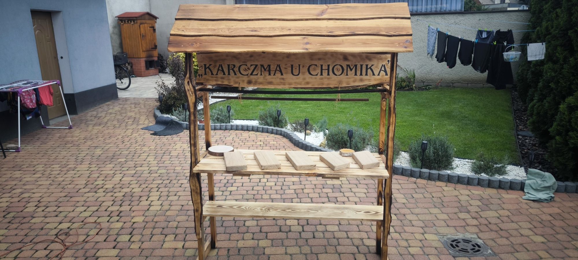 Stół wiejski na wesele lub imprezę