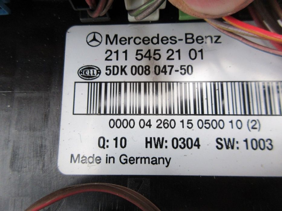 mercedes W211 moduł sterownik sam