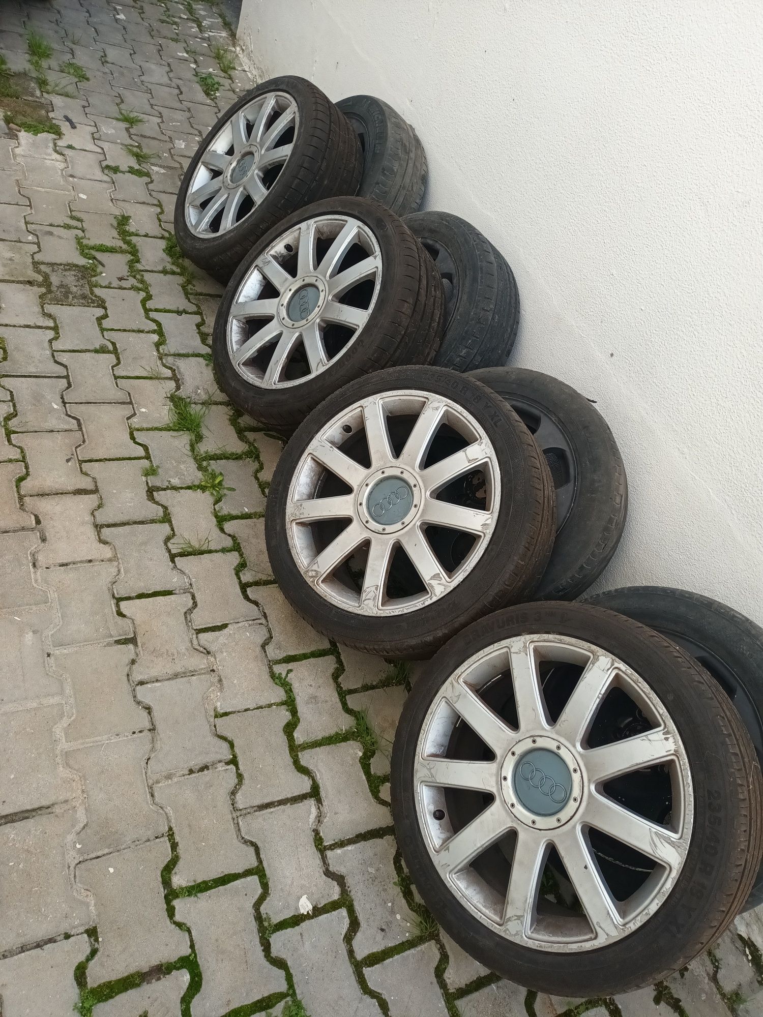 Jantes 18 audi sline originais com pneus