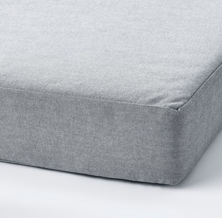 Pufe/colchão dobrável cinza