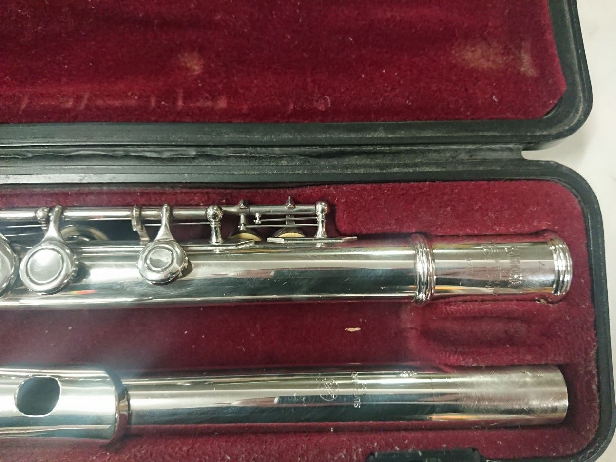 Flet poprzeczny Yamaha YFL 371 II srebrna główka.