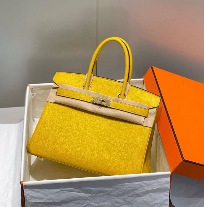 Birkin 25 Yellow Togo