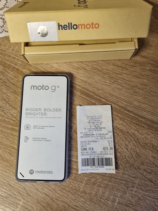 Nowa Motolorola G 15