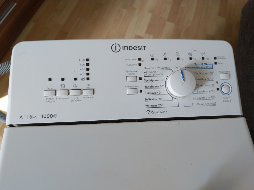 Pralka Indesit, A++, 6 kg prawie zadarmo