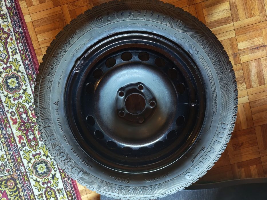 Opony zimowe z felgami stalowymi Barum Polaris 3 r.15 195/65