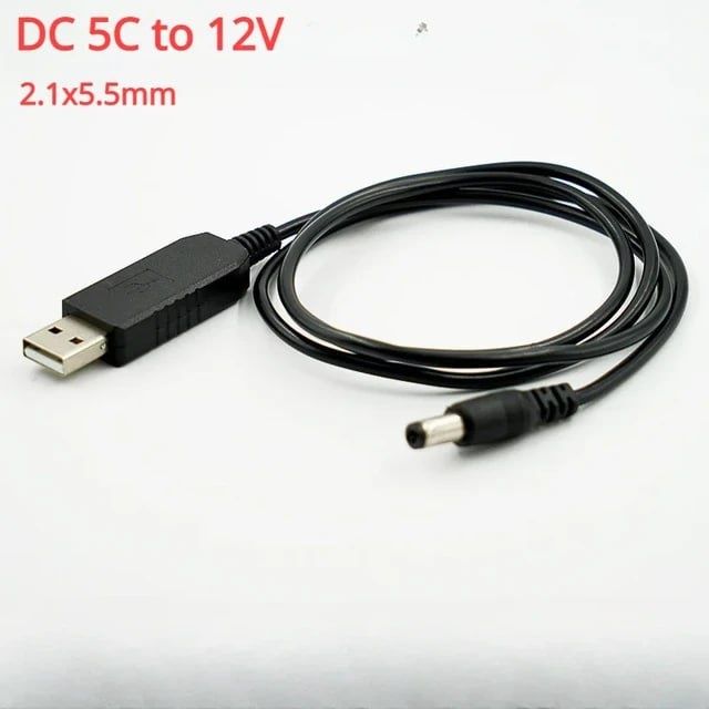 Кабель живлення USB DC 5.5x2.1mm