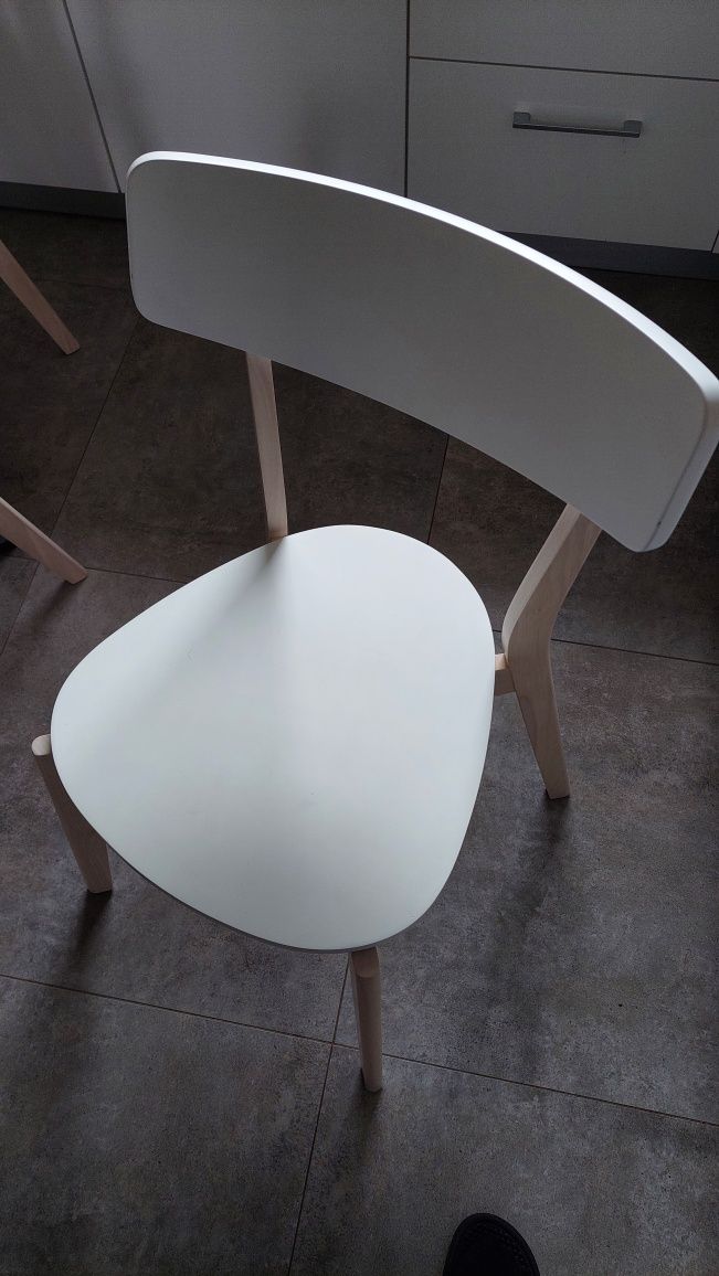 Krzesło, krzesła 4 szt. kolor biały, dąb bielony ,do kuchni i jadalni