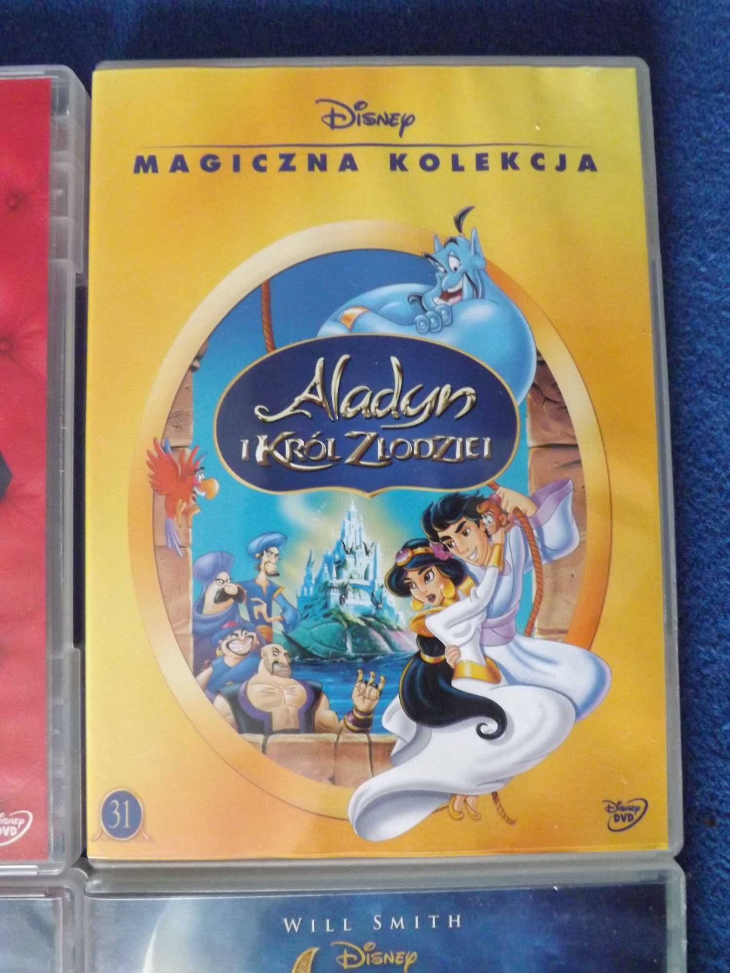 Aladyn  disney dvd cztery bajki filmy