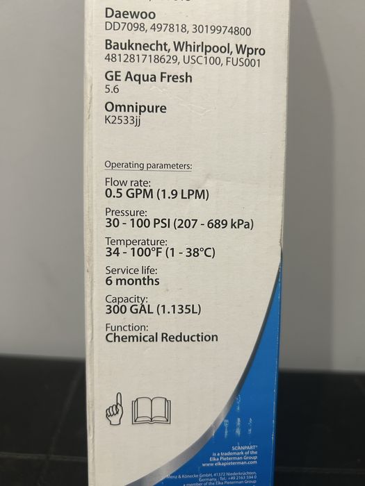 Filtr do wody do lodówki Samsung WF K2010 nr.7148