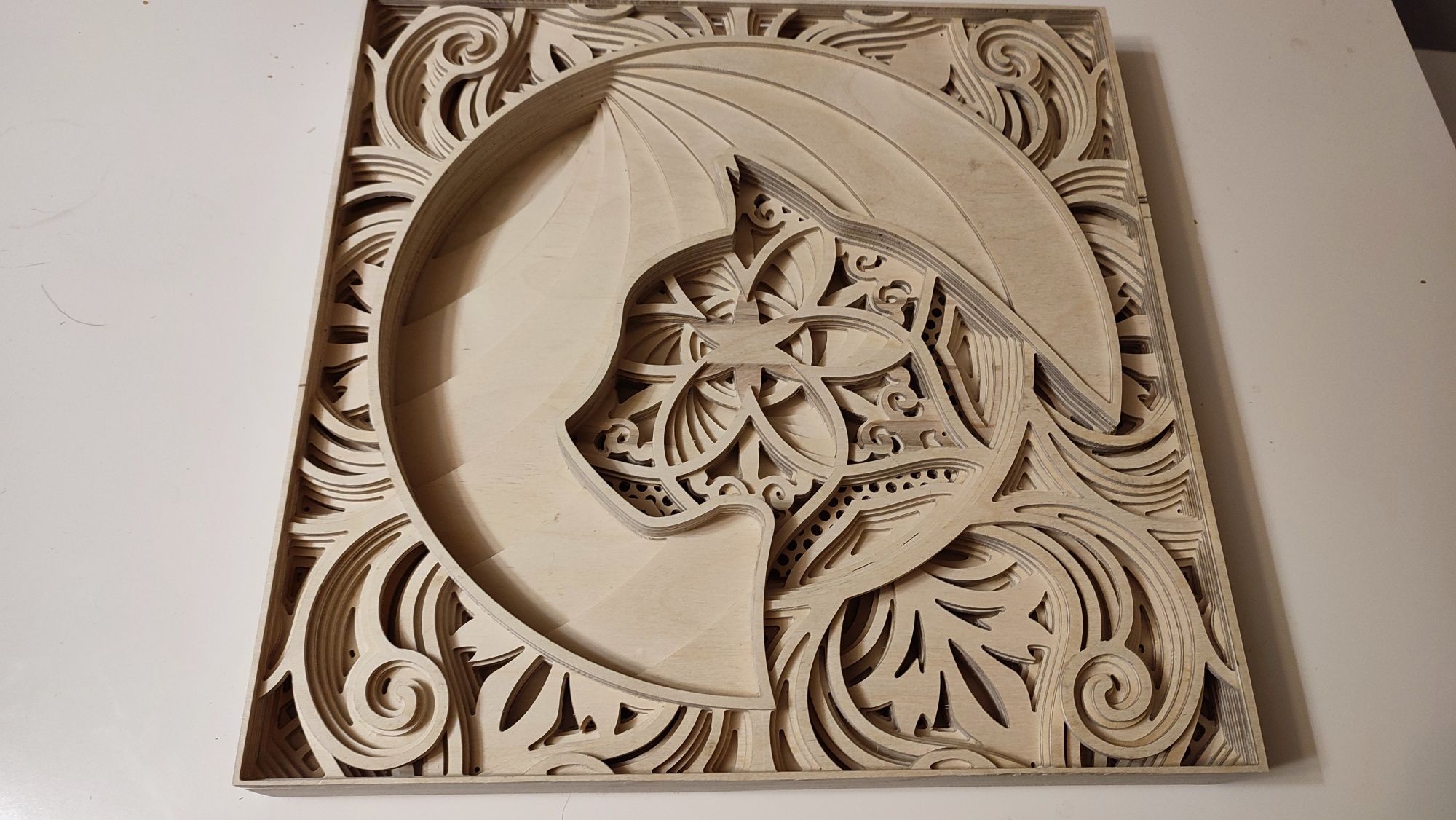 Wiedźmin The Witcher Logo prezent Kat Alien CNC Mandala