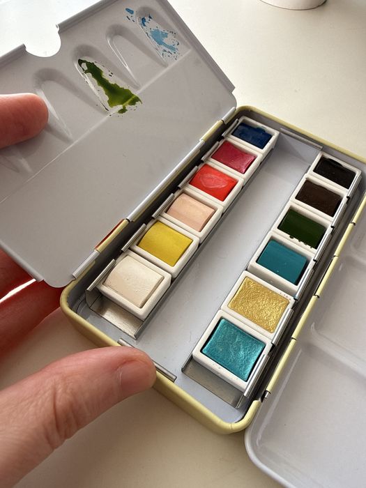 Conjunto de aguarelas - rico design