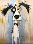 Постер на холсте "CRAZY DOG"