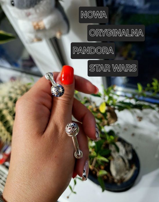 Bransoletka PANDORA Bangle Modułowa Star Wars Na Charmsy NOWA REZERWAC
