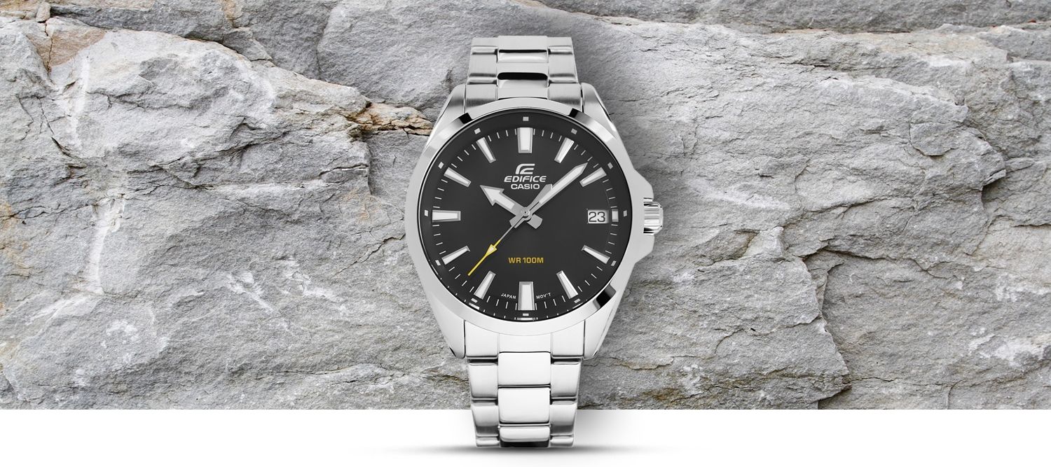 zegarek męski casio edifice efv-100d-1avuef 10 bar + box
