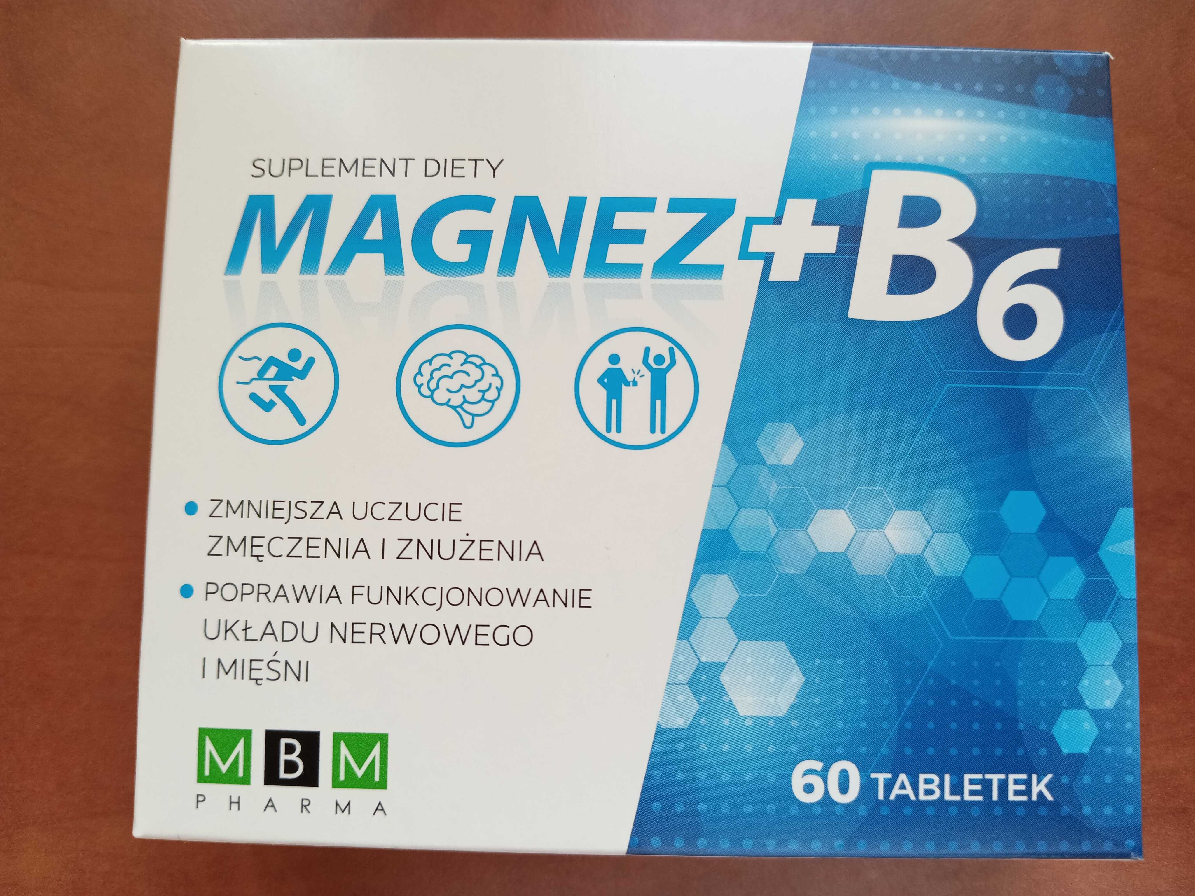 Magnez - witamina B5 60 tabletek