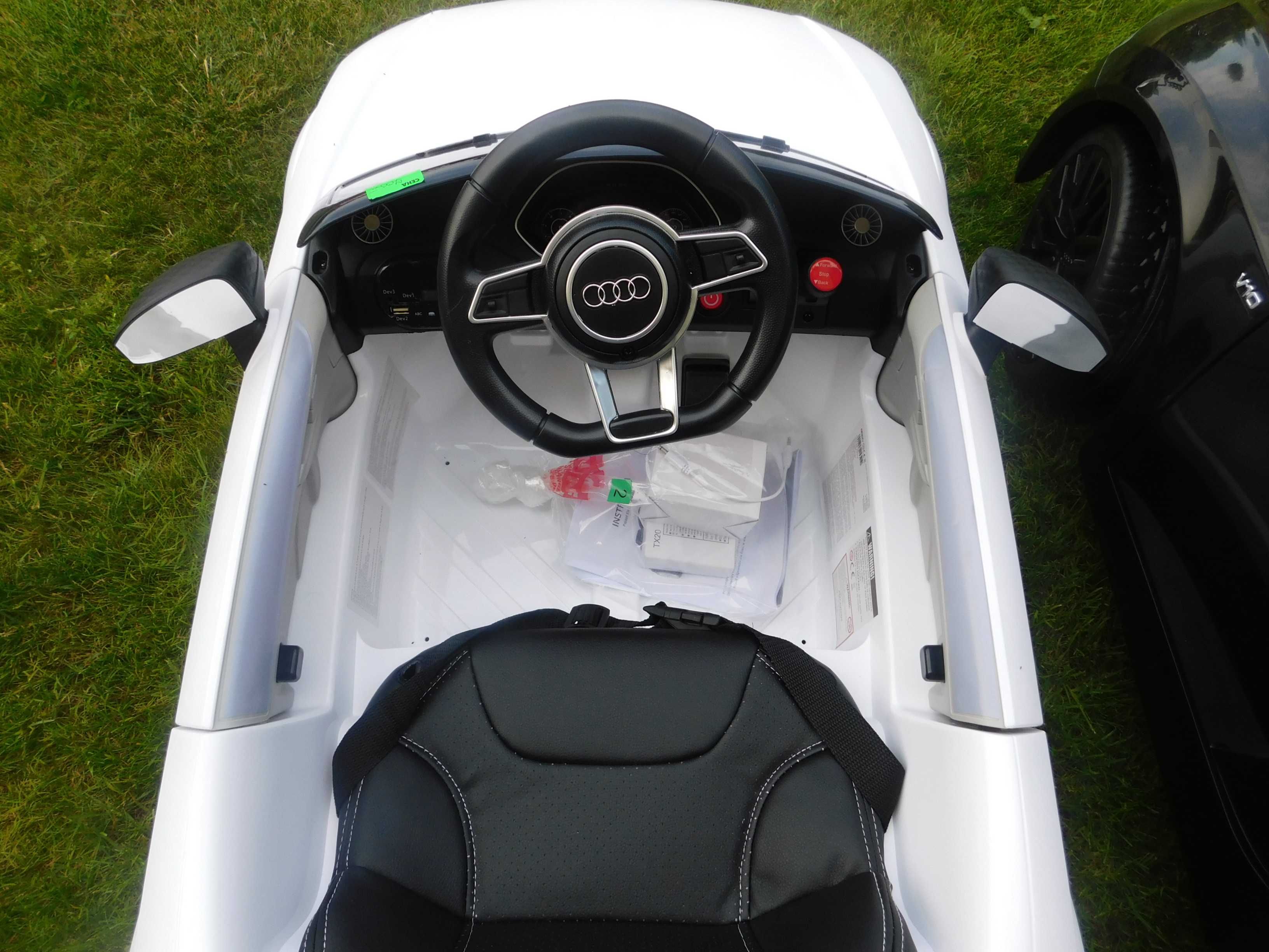 Samochód na akumulator AUDI TT AUTO dla dziecka POJAZD USB EVA