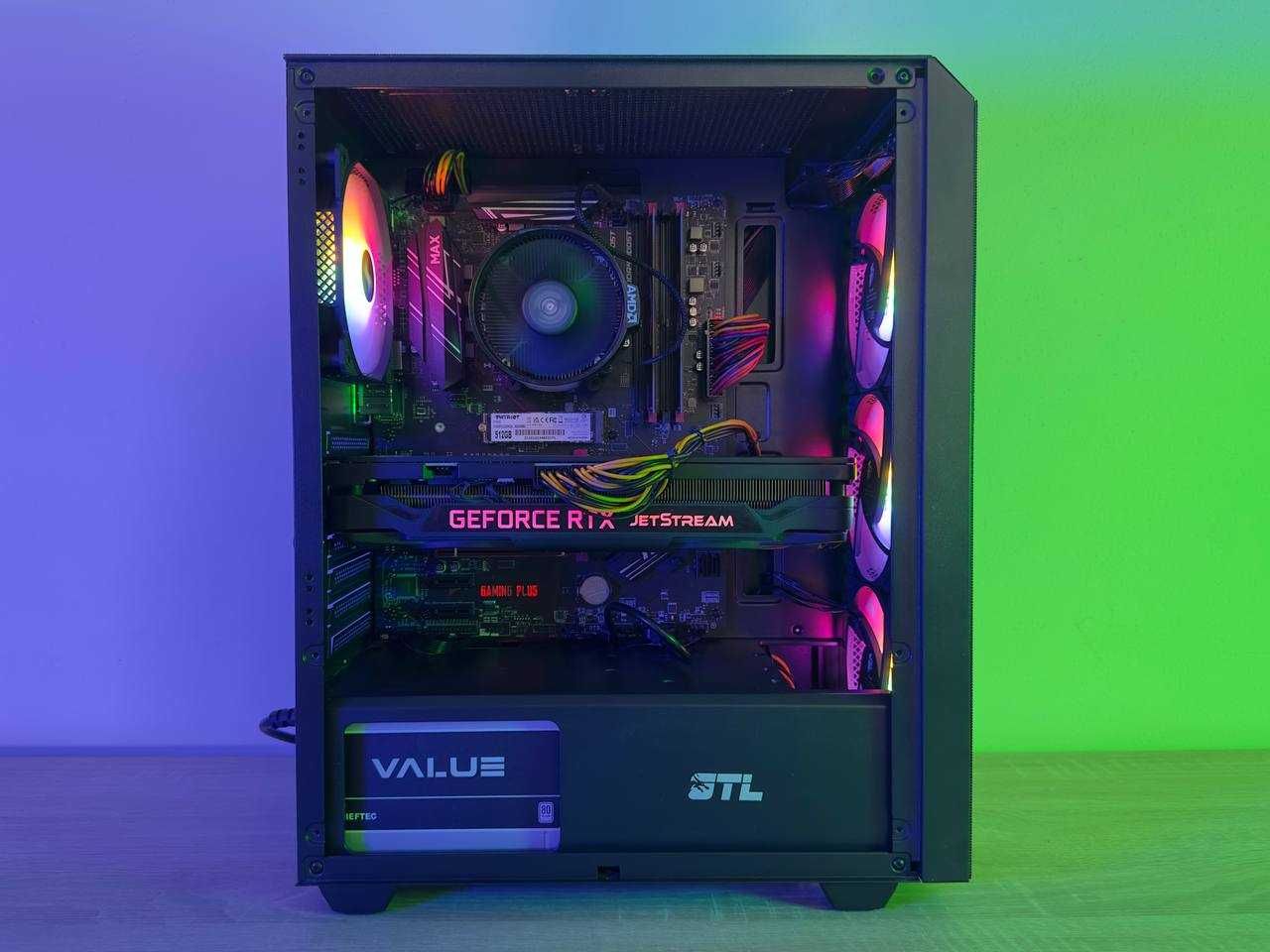 Ігровий ПК Ryzen 5 3600/RTX 3070/16GB ОЗУ/512GB SSD
