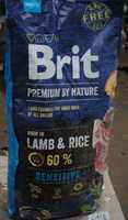 Сухий корм для собак Brit Premium Dog Sensitive Lamb, з ягням, 15 кг