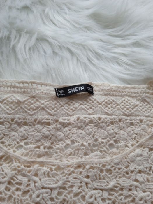 Koronkowy top damski Shein