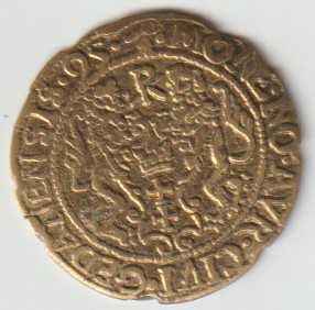 moneta dukat 1595 Gdańsk ZYGMUNT III WAZA