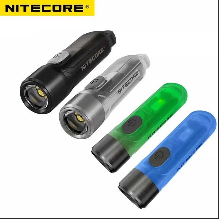 NITECORE TiKi фонарь наключник Gitd Blue LE UV