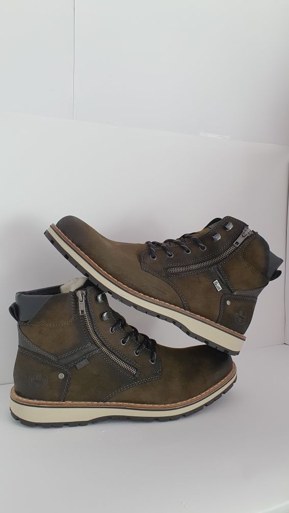 Buty nowe męskie zimowe Rieker ocieplane w rozmiarze 44