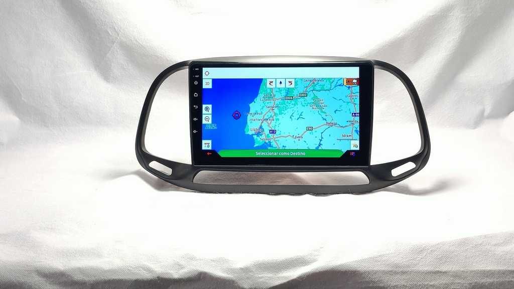 Radio 2 DIN Android para Fiat Doblo - GPS - Novo Garantia