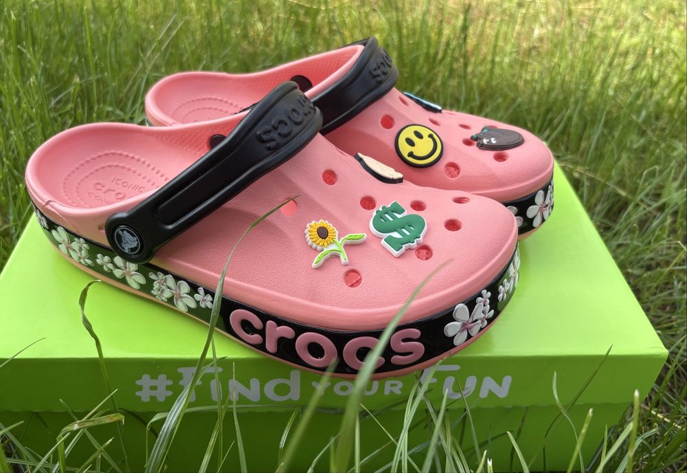 Крокси жіночі Crocs 38, 39 на стопу Джиби в комплекті