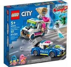 LEGO City Radiowóz Policyjny Pościg za Furgonetką z Lodami 60314