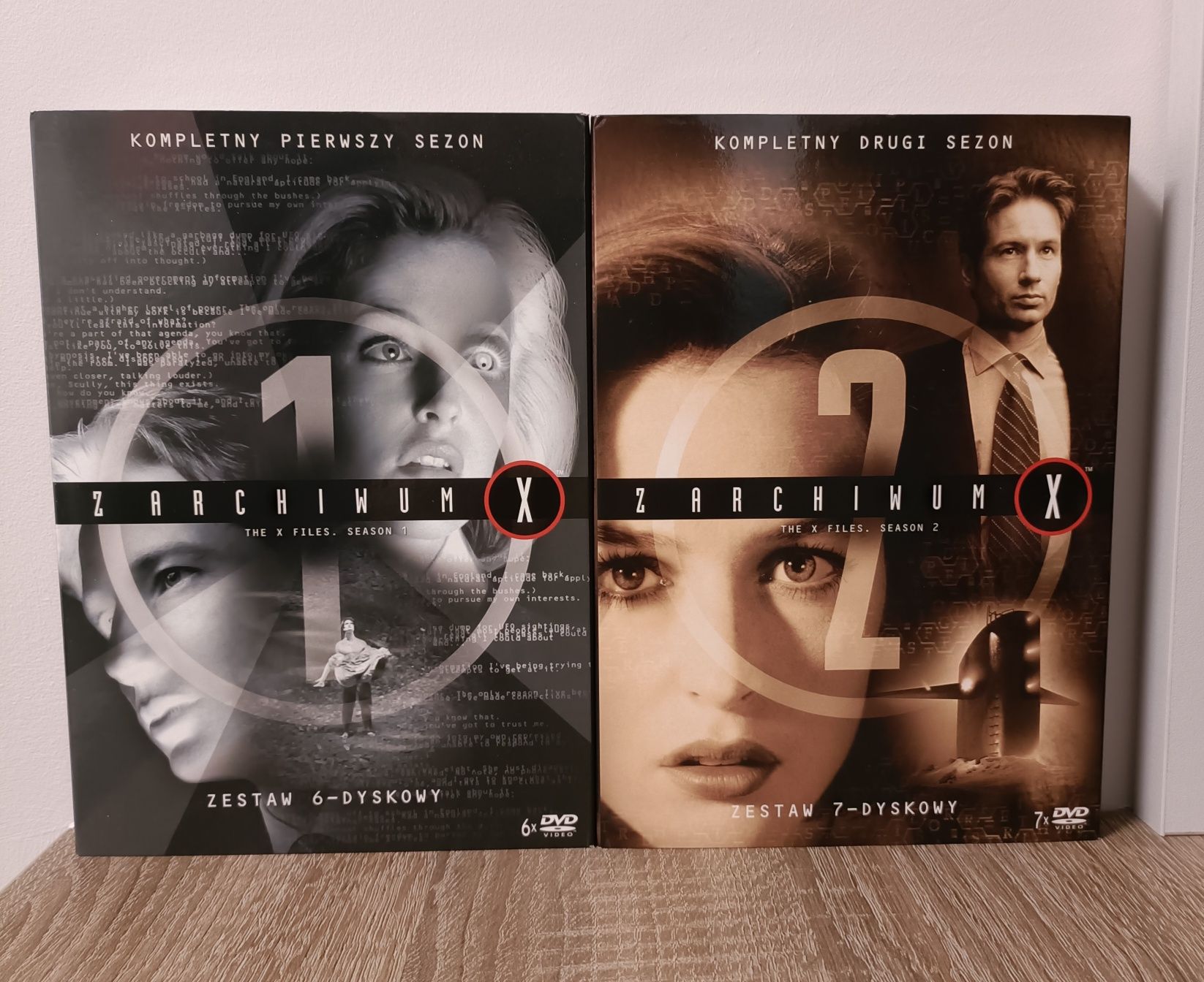 Z archiwum X sezon 1-6 + 2 filmy pełnometrażowe DVD polska wersja
