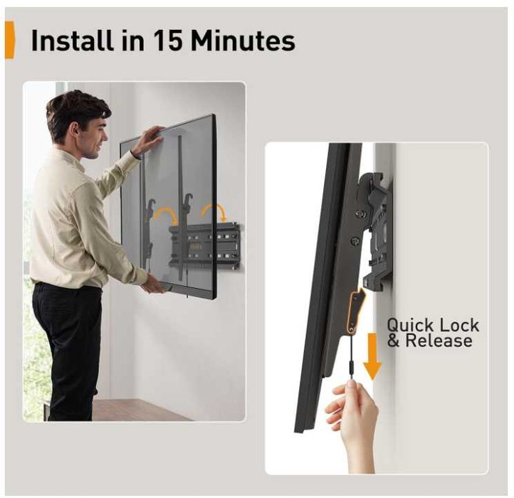 Regulowany chwyt do TV Perlegear PGLT4 37-82", do 45kg