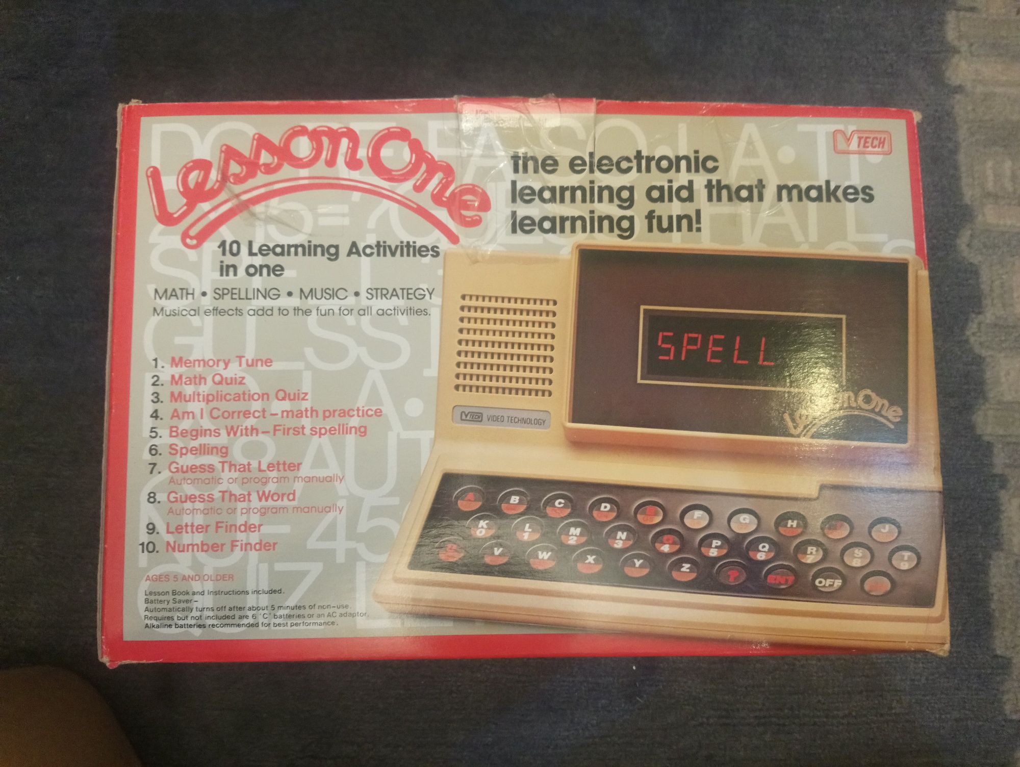 Lesson One: komputer do nauki, 1981