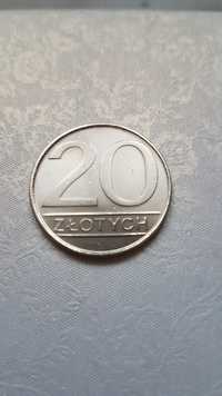 Moneta 20 zł z czasów PRL z roku 1984