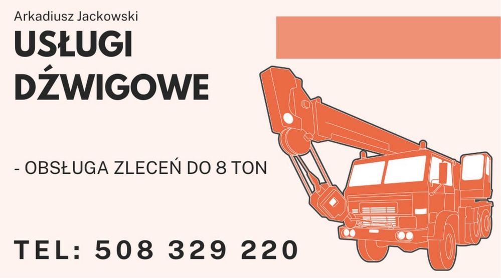 Uslugi dźwigowe