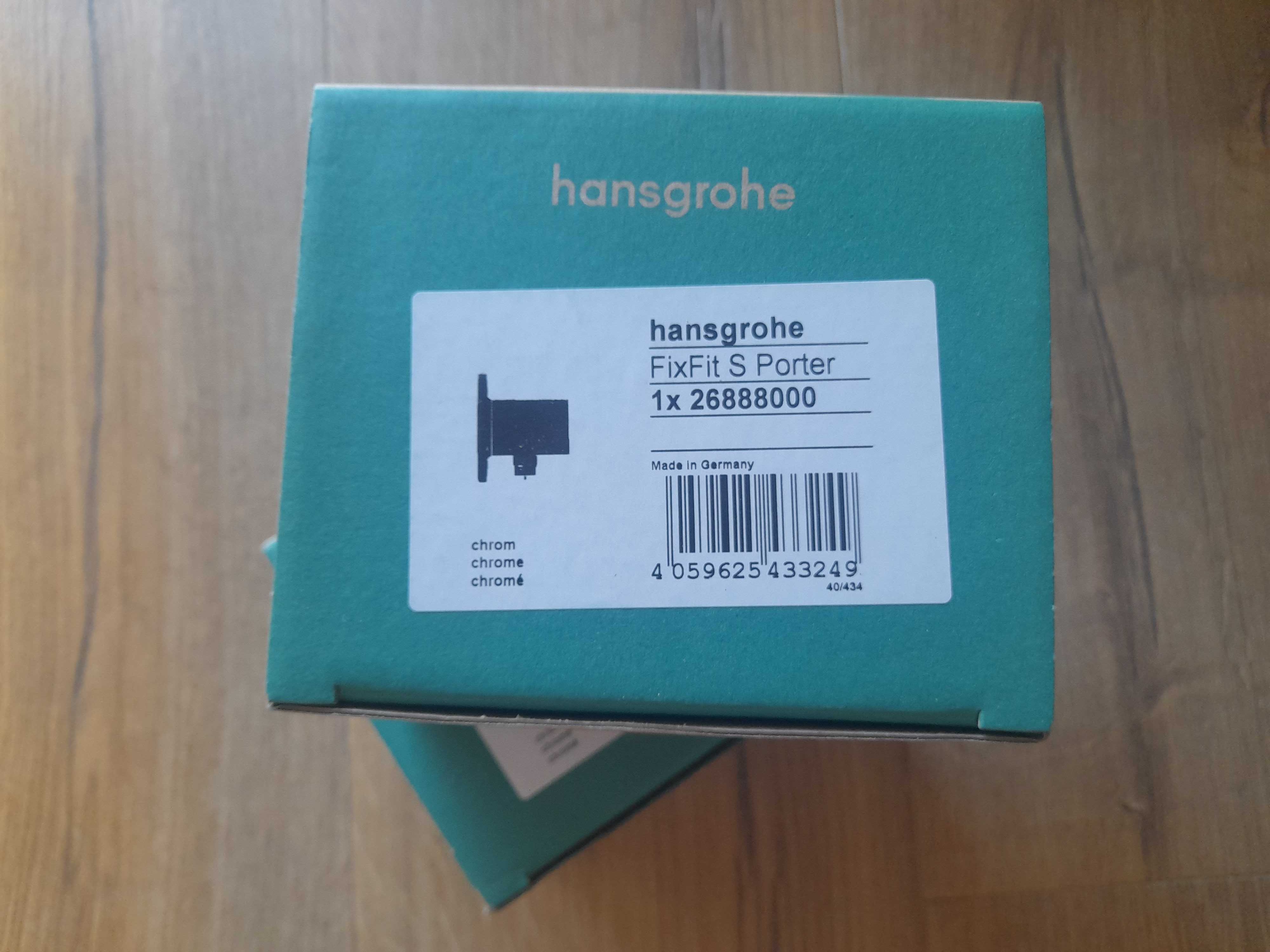 Hansgrohe FixFit S przyłącze węża, prysznica z .uchwytem 1/2.