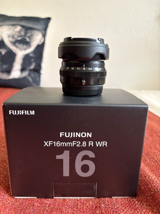 Lente fujifilm 16 mm 2.8