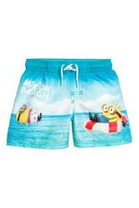 Szorty kąpielowe H&M Spodenki Minionki kąpielówki HM 122/128