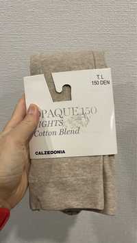 Знижка! Колготки колготи оригінал calzedonia cotton blend 150 den l