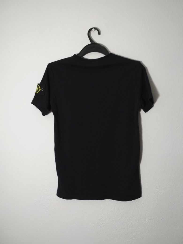 Stone Island t-shirt czarna koszulka unisex M