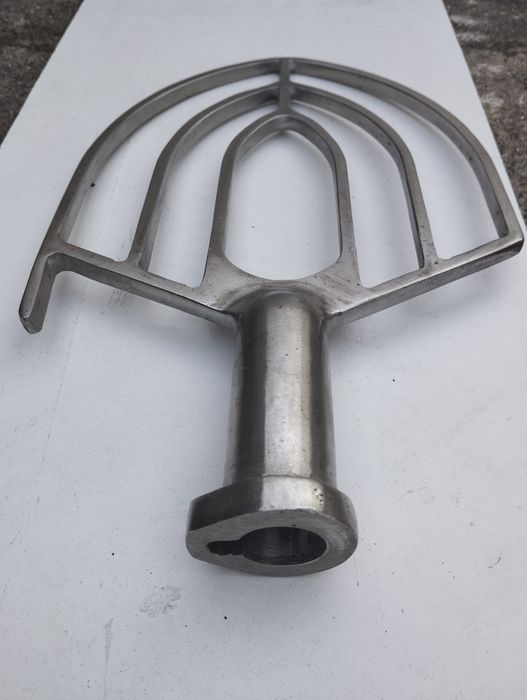 Pá inox misturadora massa pastelaria como nova