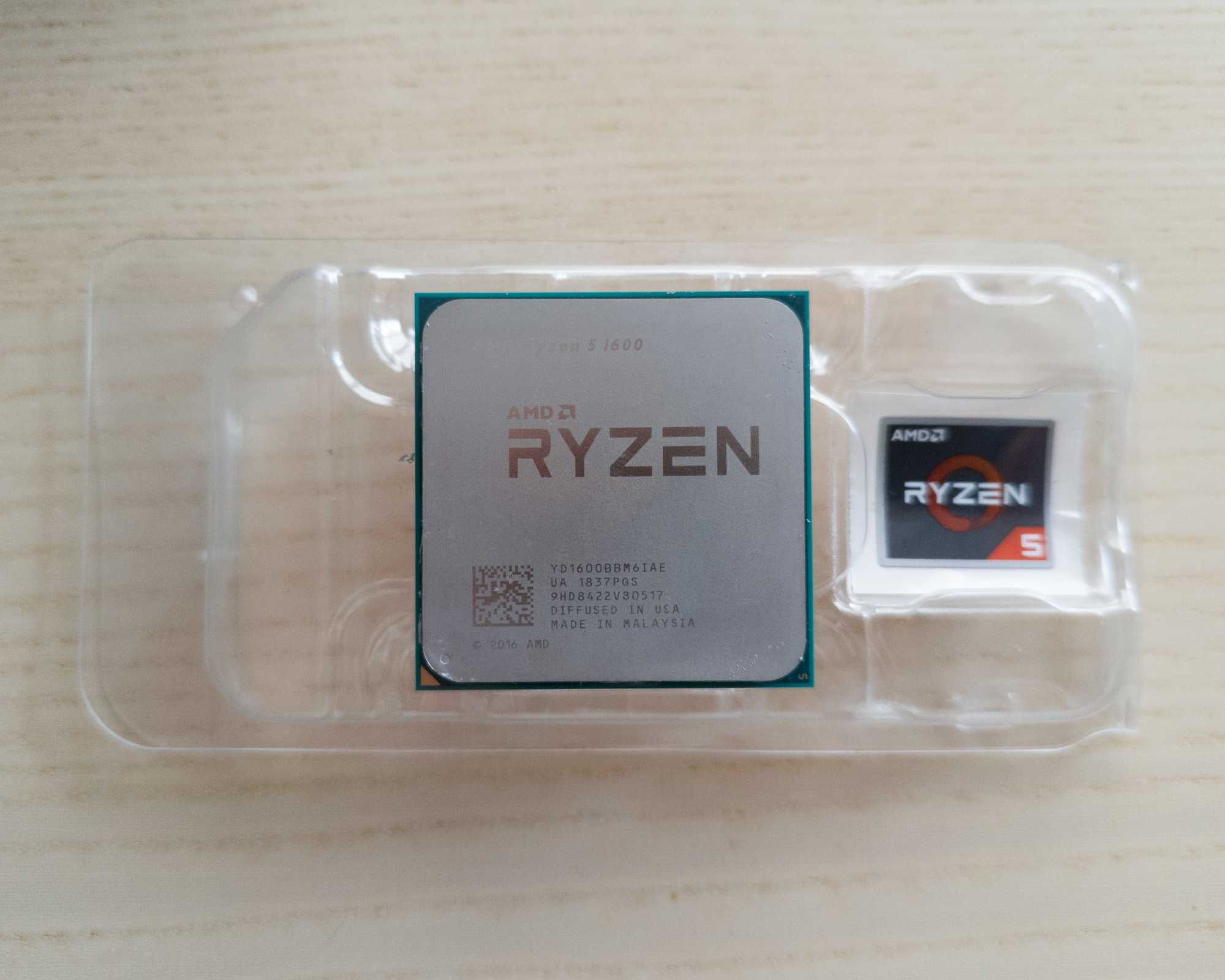 AMD Ryzen 5 1600 + heatsink