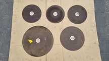 KOMPLET Tarcza do metalu stali 350mm ø32mm
