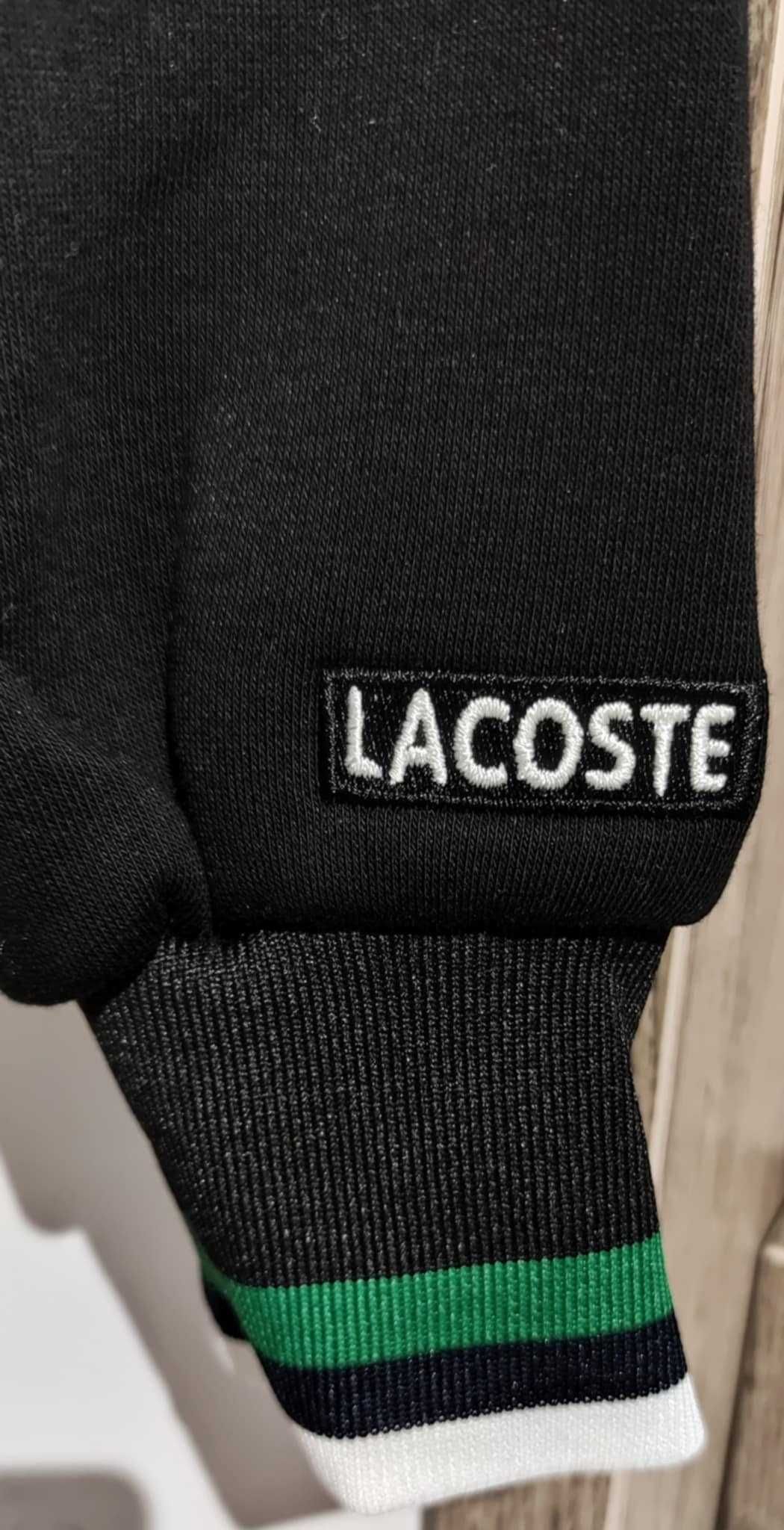 Nowa męska bluza ocieplana Lacoste rozmiar L czarna