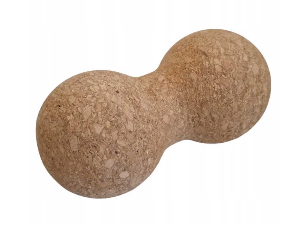 Piłka Korkowa Roller Masażer Podwójny 16x8 cm