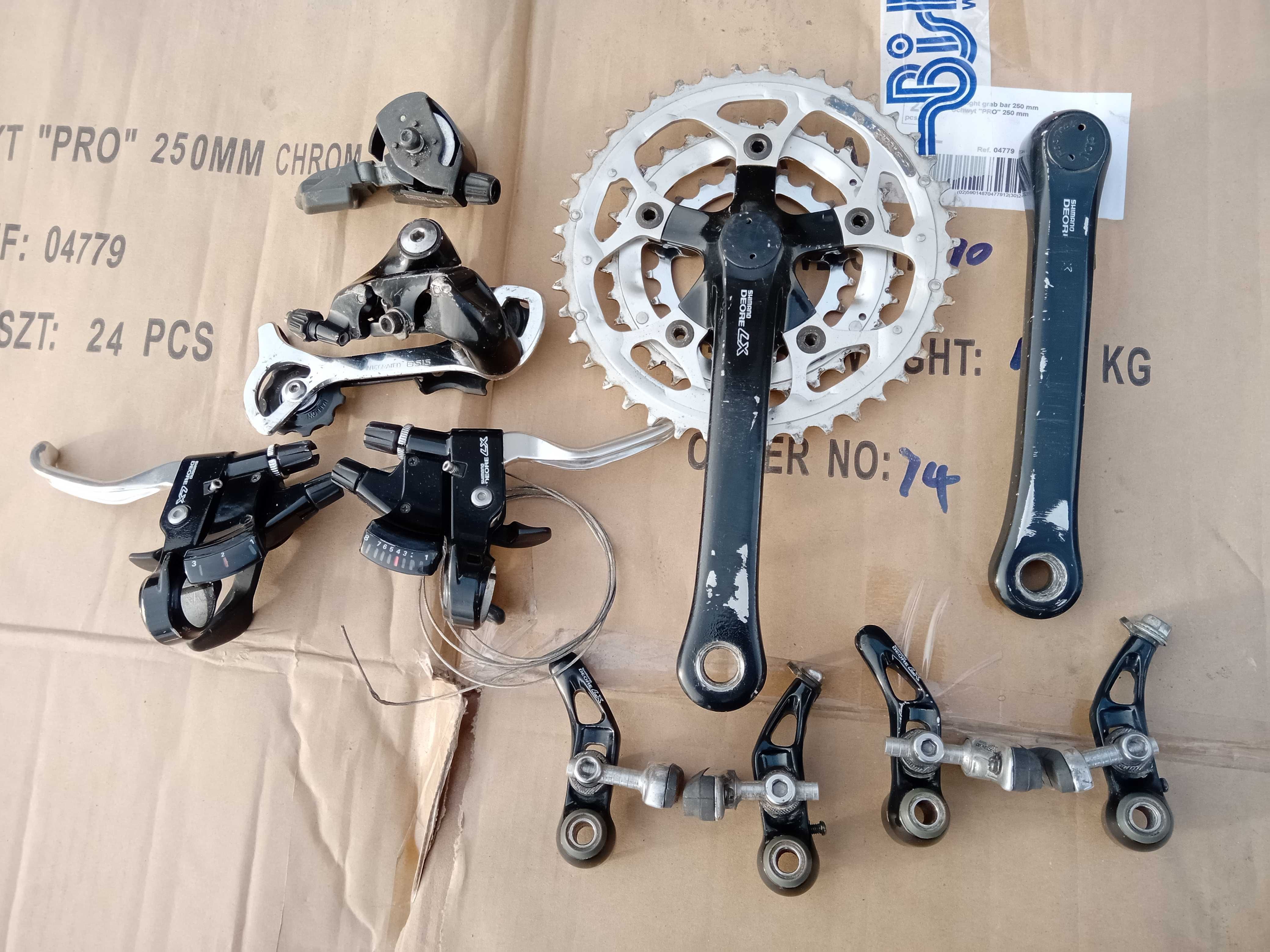 Shimano Deore LX Grupa ST-M567 klamkomanetki części rowerowe Retro