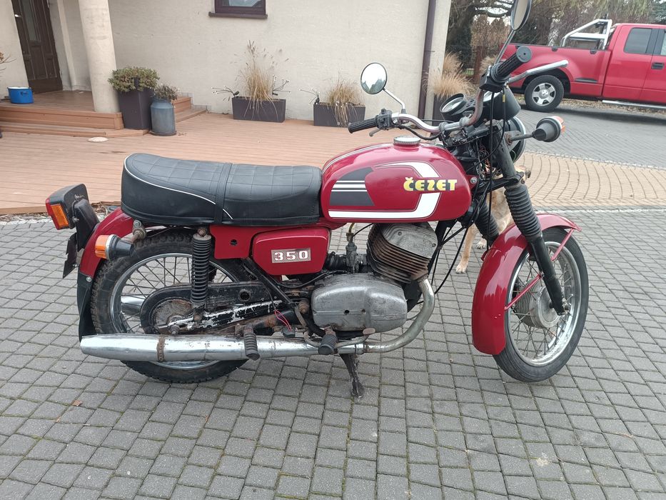 Cz350 cz 350 jawa zamiana zamienię motocykl quad cross prl auto bus