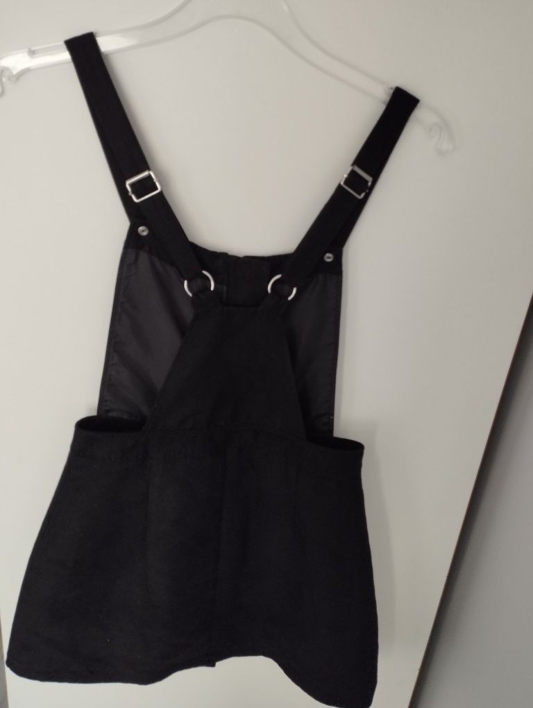 Spódnica z szelkami S H&M, wymiary na zdjęciu