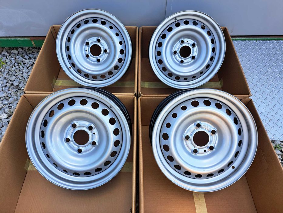 Felgi stalowe 15 5x114,3 Citan II Kangoo III 6J ET35 Oryginalne.
